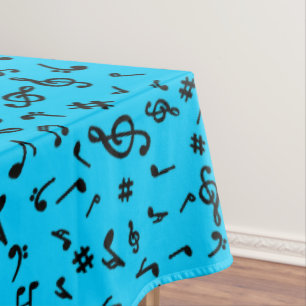 Music Notes Tablecloth