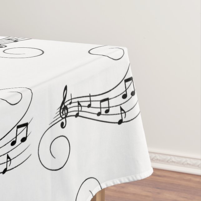 Music Notes  Tablecloth (In Situ)