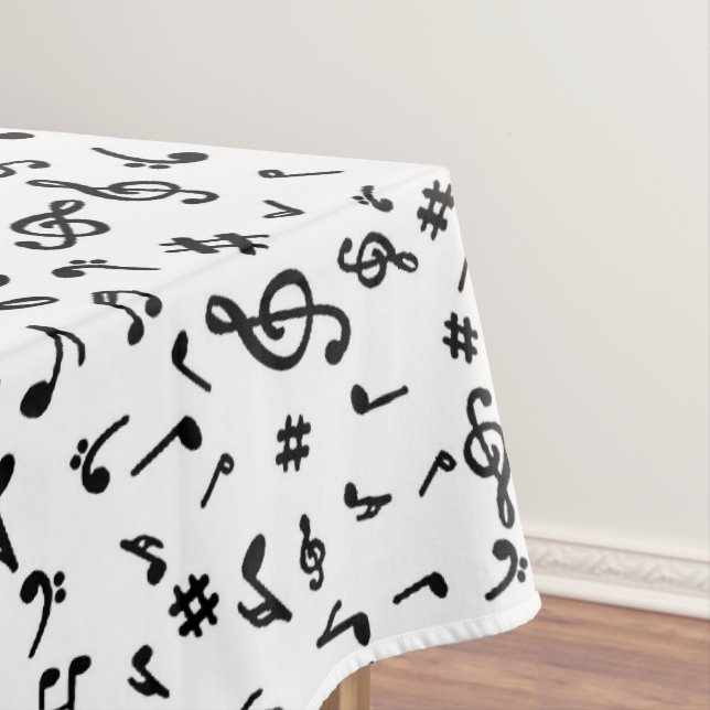 Music Notes  Tablecloth (In Situ)