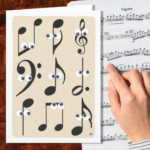 Music Notes Thank You Teacher Message