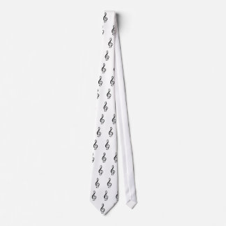 music notes tie