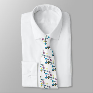 Music Notes Tie