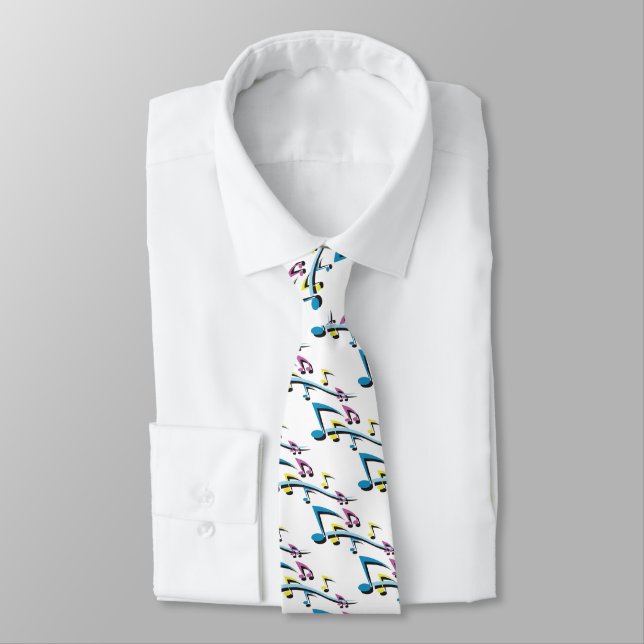 Music Notes Tie (Tied)