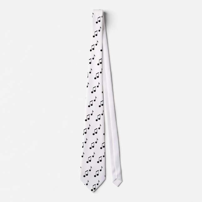 Music Notes_ Tie_ by Elenne Boothe Tie (Front)