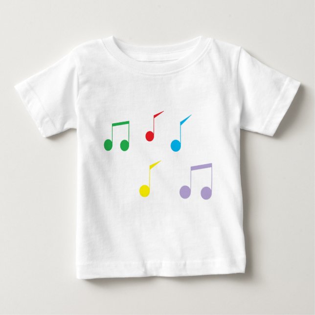 Music Notes Toddler Long Sleeve T-shirt (Front)