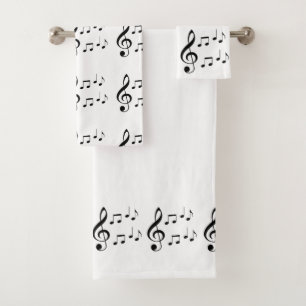 "Music Notes" Towel Set