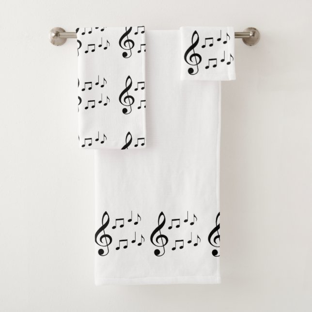 "Music Notes" Towel Set (Insitu)