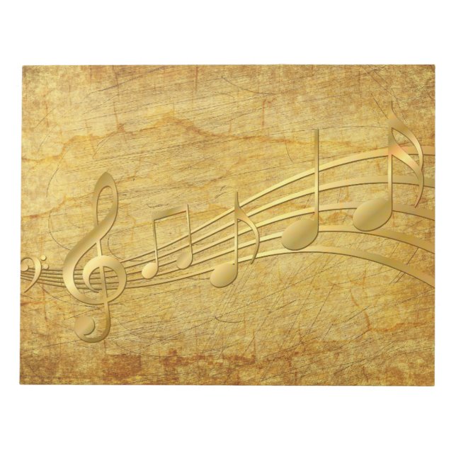Music Notes Vintage Paper (Front)