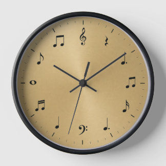Music Notes Wall Clock – For Music Lovers