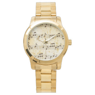 Music notes watch