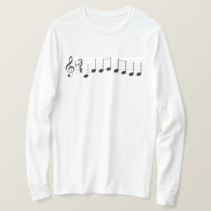 Music Notes We Wish You a Merry Christmas Chords T-Shirt