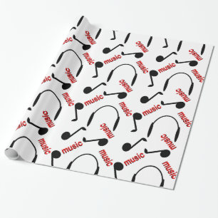 Music Notes Wrapping Paper