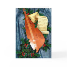 Music of Christmas card