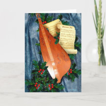 Music of Christmas card