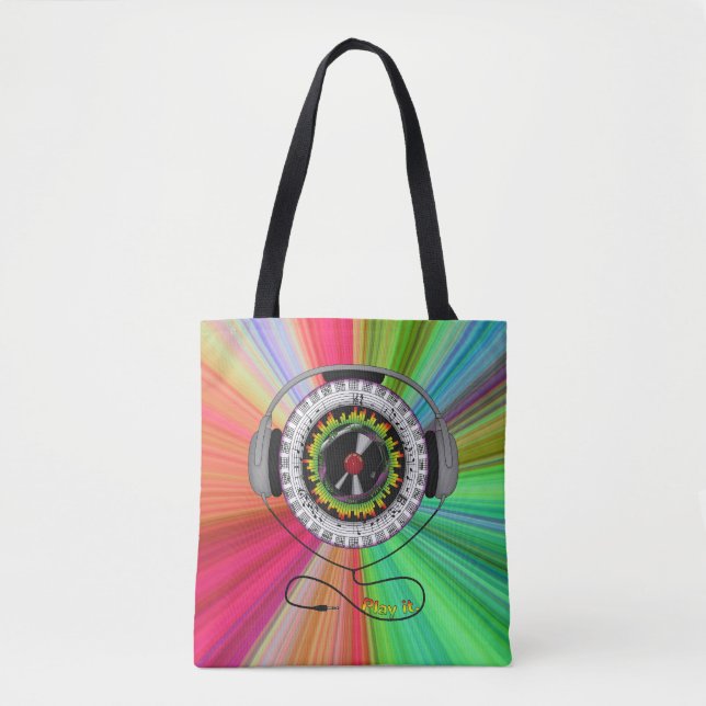 Music of Life All-Over-Print Bag (Front)