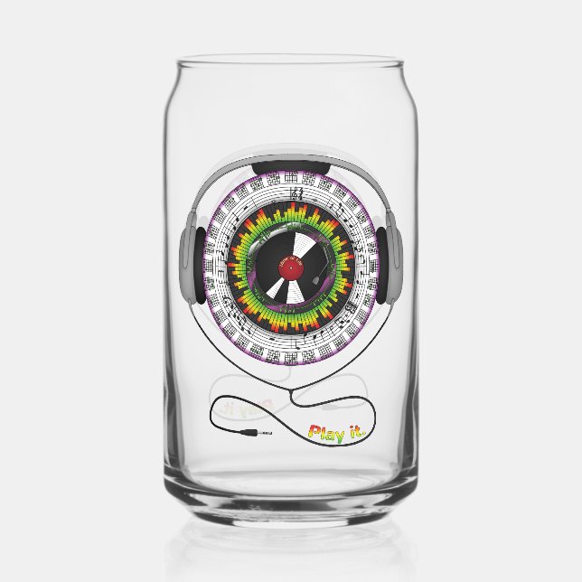 Music of Life Can Glass (Front)