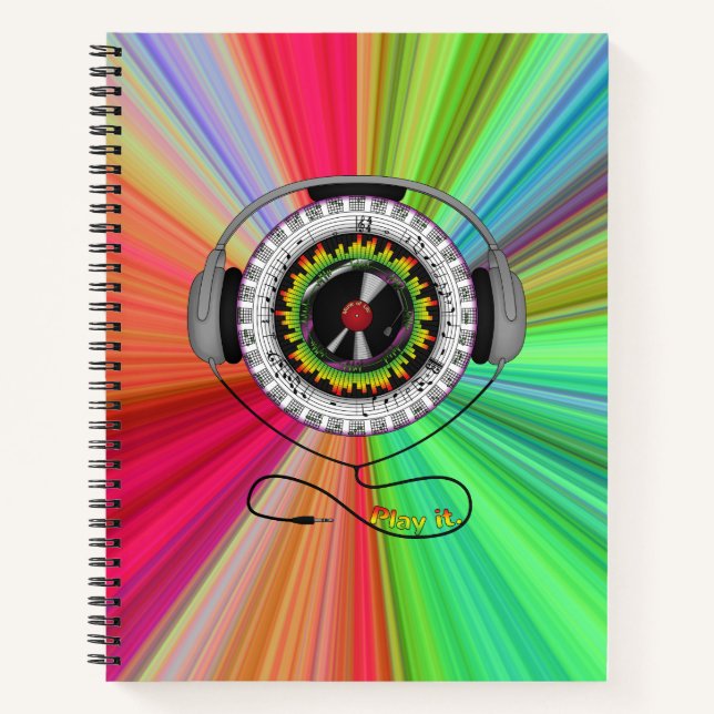Music of Life Spiral Notebook (Front)