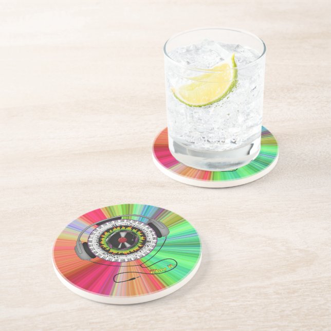 Music of Life Stone Coaster (Side)