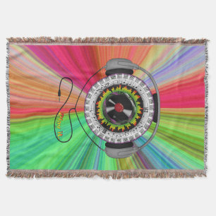 Music of Life Throw Blanket