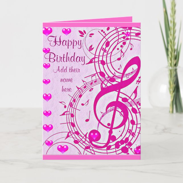 Music of love_ card (Front)