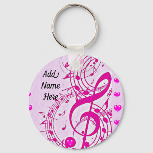 Music of love_ key ring
