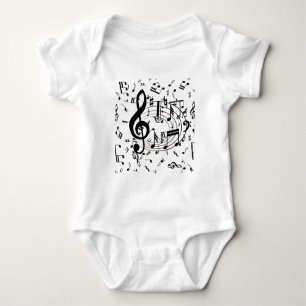 Music of the heart_ baby bodysuit