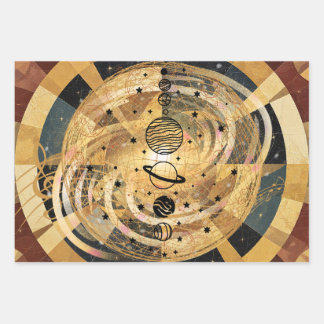 Music of the Spheres Wrapping Paper Sheet