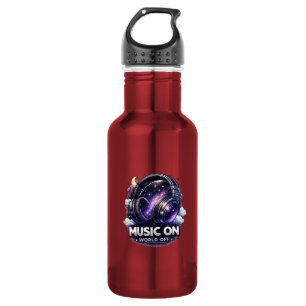 Music On World Off 532 Ml Water Bottle