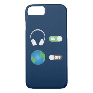 Music On World Off iPhone 8/7 Case