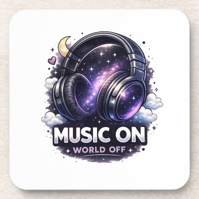 Music On World Off Coaster (Front)