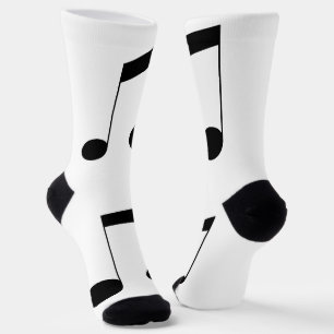Music One Black Beam Note, Socks
