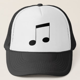 Music One Black Beam Note, Trucker Hat