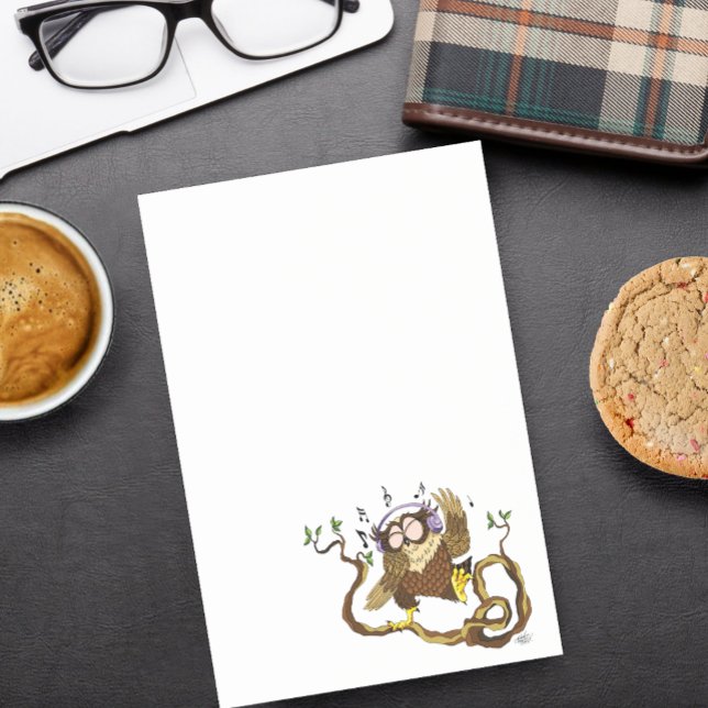 Music Owl Post-it Notes (Creator Uploaded)