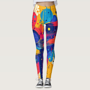Music Paints Emotion Leggings