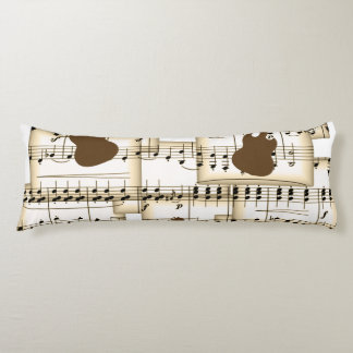 music paper guitars background body cushion
