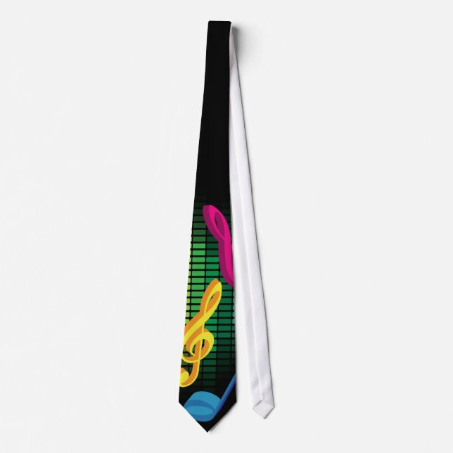 Music Party Background Tie (Front)