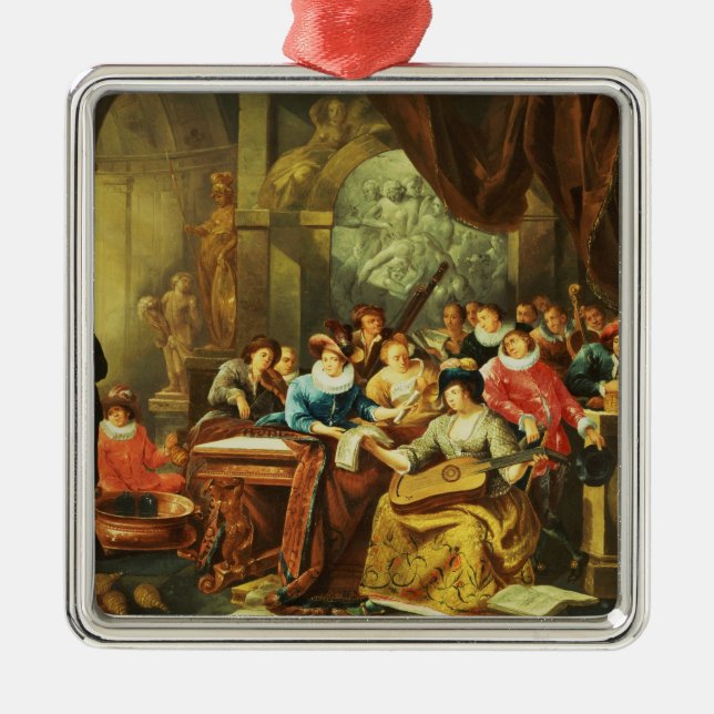Music Party in a Palatial Interior with Metal Ornament (Front)