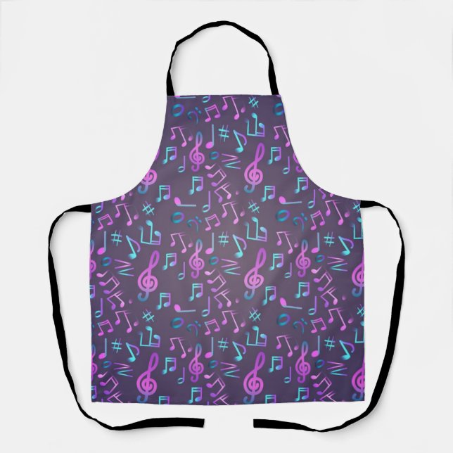 Music pattern apron (Front)