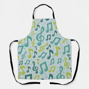 Music pattern apron