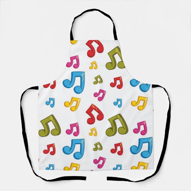 Music pattern apron (Front)