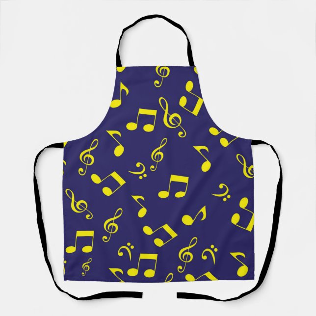 Music pattern apron (Front)