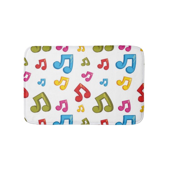 Music pattern bath mat (Front)