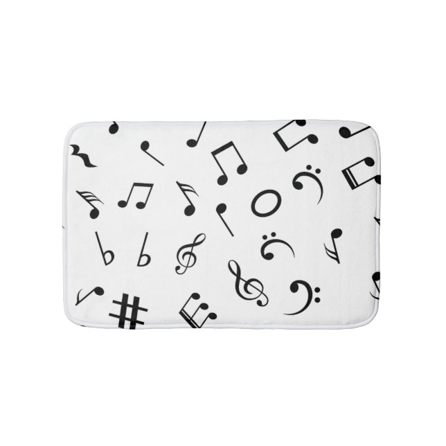 Music pattern bath mat (Front)