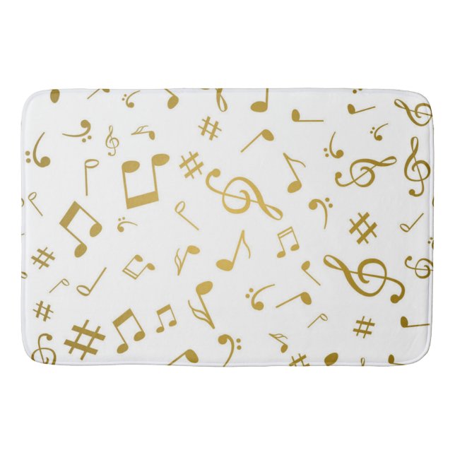 Music pattern bath mat (Front)