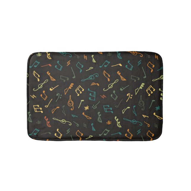 Music pattern bath mat (Front)