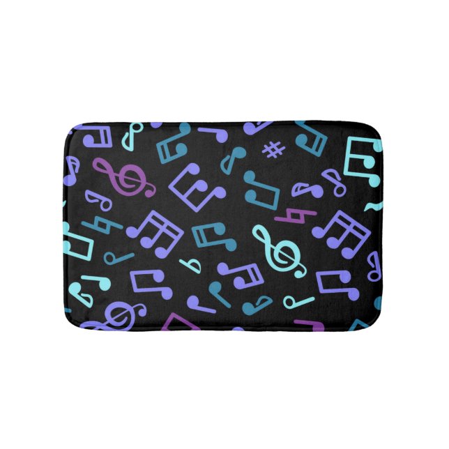 Music pattern bath mat (Front)