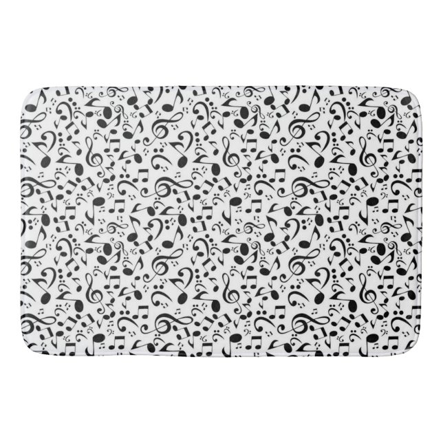 Music pattern bath mat (Front)