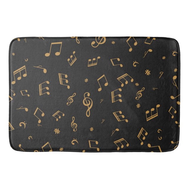Music pattern bath mat (Front)