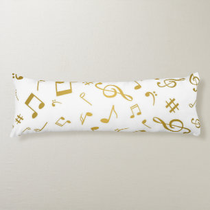 Music pattern body cushion