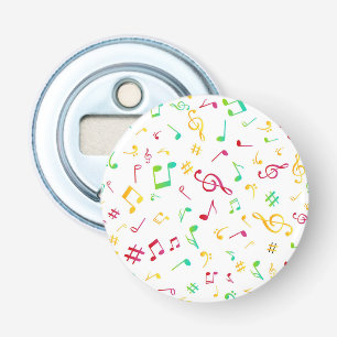 Music pattern bottle opener